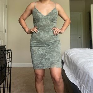 Olive Green Windsor Dress